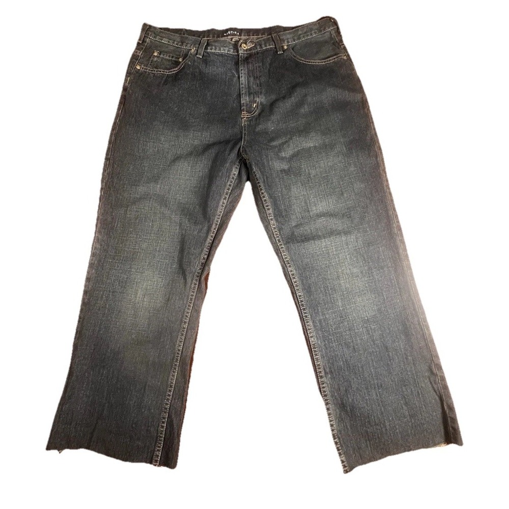 Nautica‎ Jeans Mens 40X32 Blue Denim Cotton Heavy Duty Straight Leg